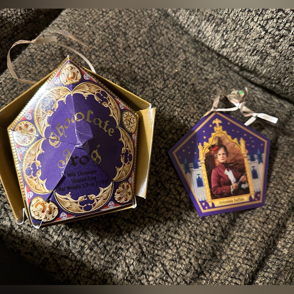 Harry Potter chocolate frog and trading card